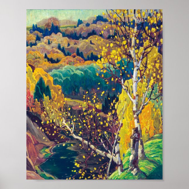 Póster October Gold | Franklin Carmichael | (Frente)