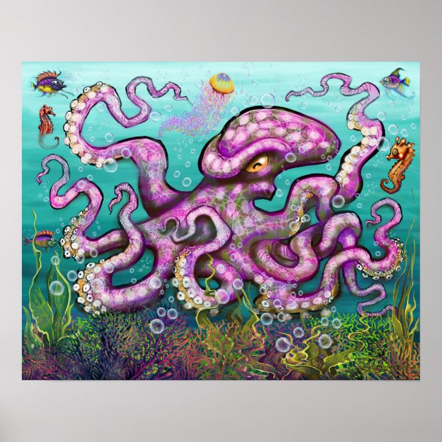 Póster Octopus (Frente)