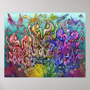 Póster Octopus