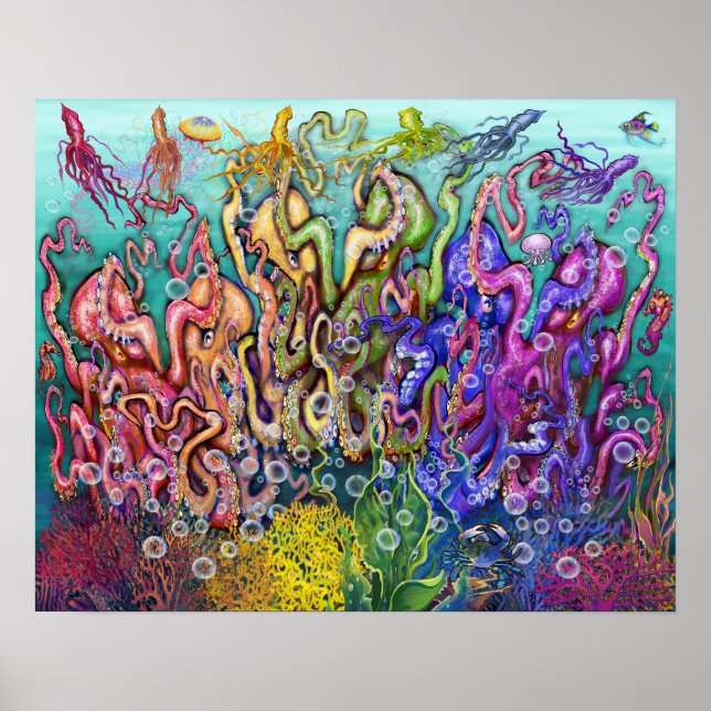 Póster Octopus (Frente)