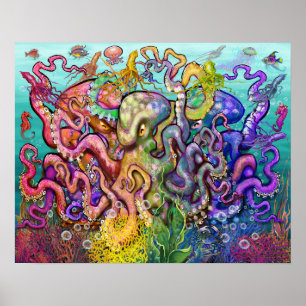Póster Octopus