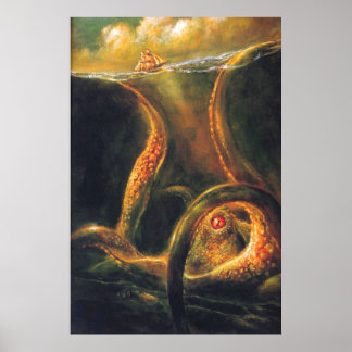 Póster Octopus monstrual