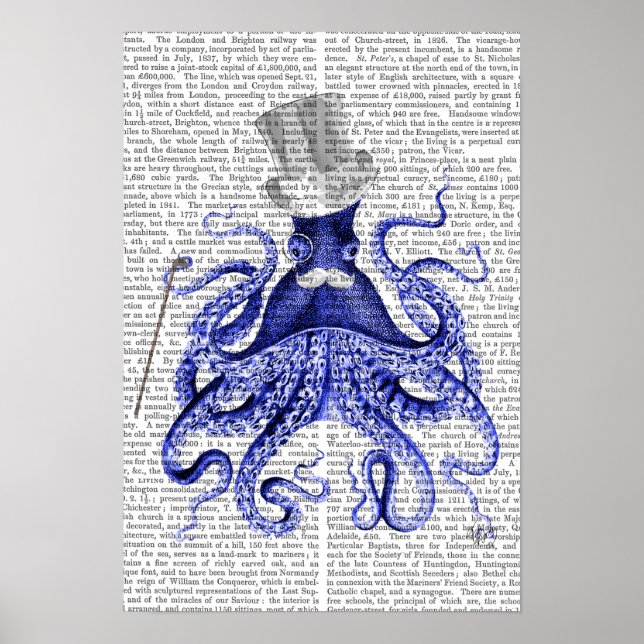 Póster Octopus sobre la ciudad (Frente)