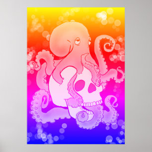 Póster Octoskull