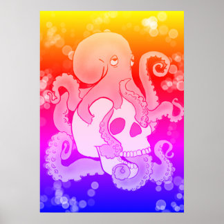 Póster Octoskull
