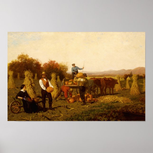 Póster Octubre (1867) John Whetten Ehninger (Frente)