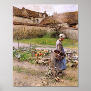 Póster Octubre: Carl Larsson, los calabazadores