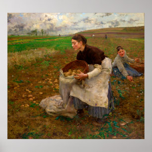 Póster Octubre de Jules Bastien-Lepage (1878)