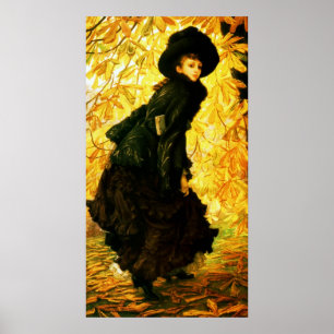 Póster Octubre ~ James Tissot ~ Bella Artes Imprimir lien