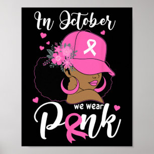 Póster Octubre: Vemos Conciencia Sobre El Cáncer De Mama