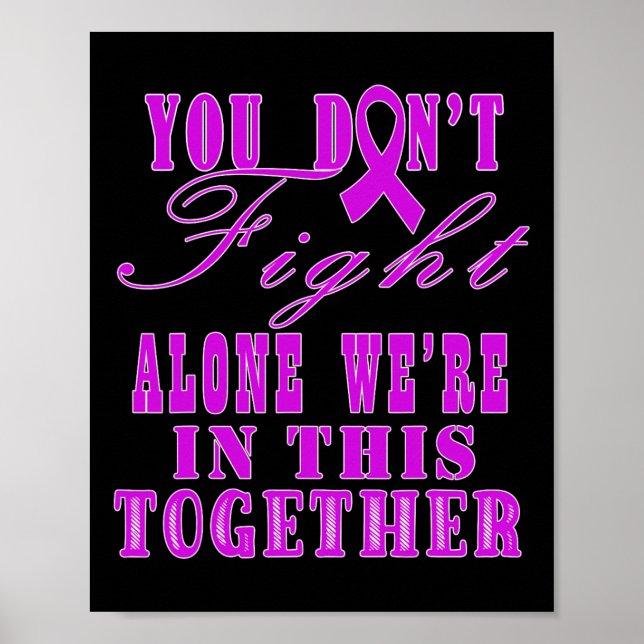 Póster Octubre, Vivimos Una Conciencia Rosa Sobre El Cánc (Frente)