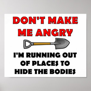 Póster Ocultar el Poster gracioso de los cuerpos