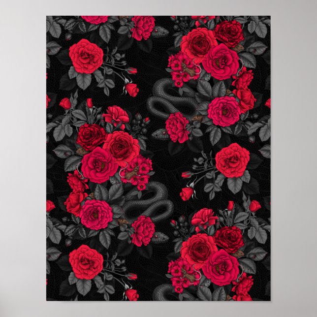 Póster Ocultos en los rosas (Frente)