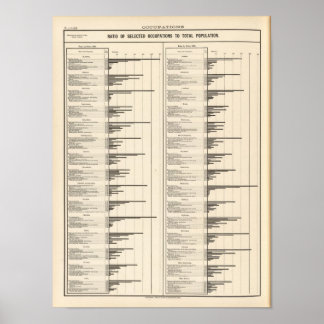 Póster Ocupaciones seleccionadas en total