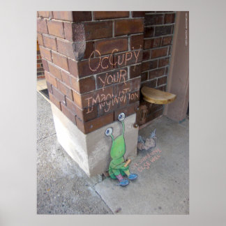 Póster ocupar tu imaginación 2013