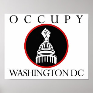 Póster Ocupe el Washington DC