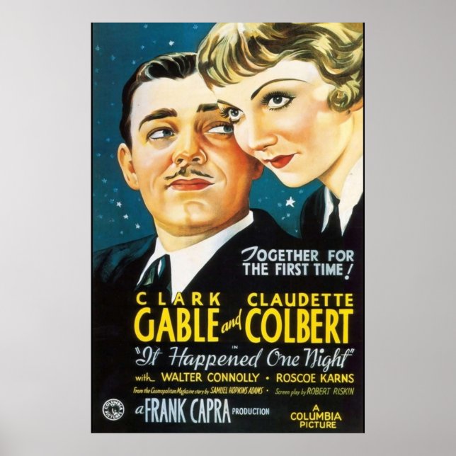 Póster Ocurrió Una Noche (Frente)