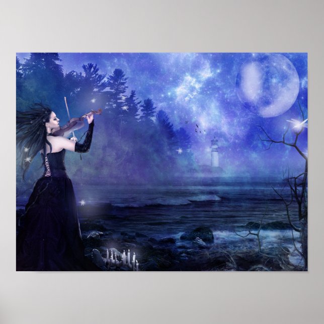 Póster Oda a la Luna (Frente)