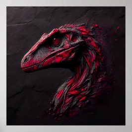 Póster Oda a la prehistoria - El genio de la IA