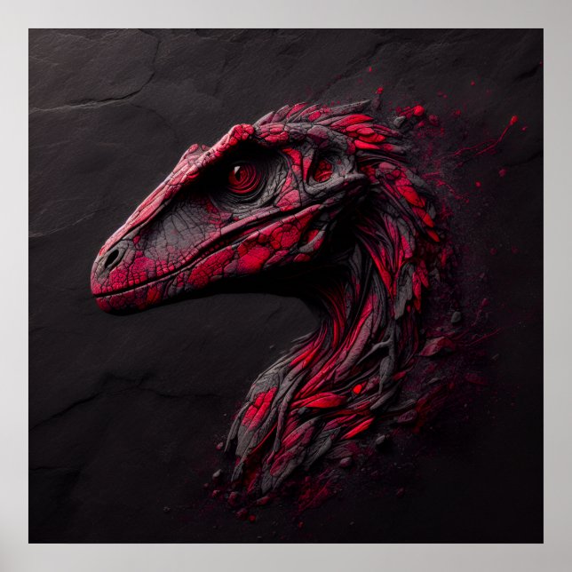 Póster Oda a la prehistoria - El genio de la IA (Frente)