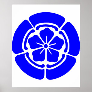 Póster Oda Kamon, Japón