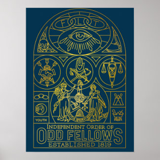 Póster Odd Felices SGL Mural Monoline