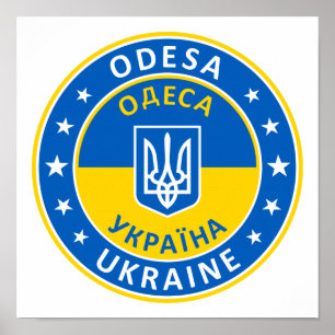 Póster Odesa Ucrania