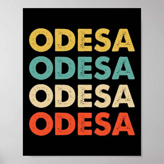 Póster Odesa Ucrania  (Frente)