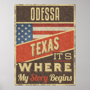 Póster Odessa Texas