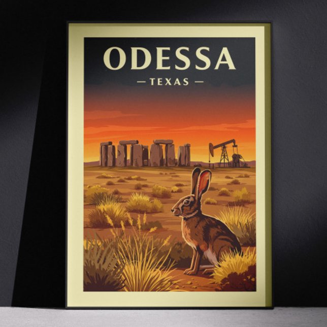 Póster Odessa Texas Vintage (Subido por el creador)