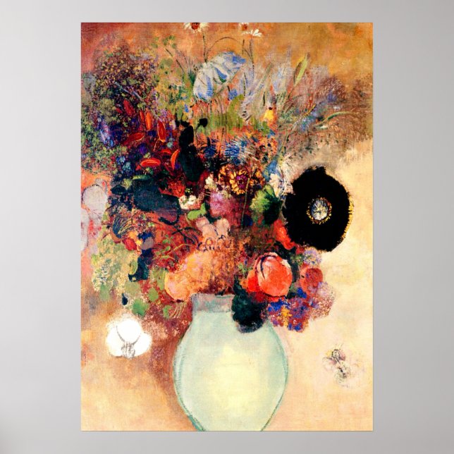 Póster Odilon Redon - Amamillador negro (Frente)