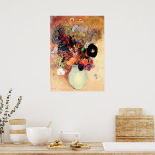 Póster Odilon Redon - Amapola negra