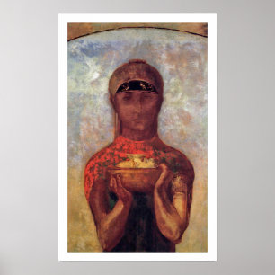 Póster Odilon Redon - Chalice of Mystery - Spiritual Art
