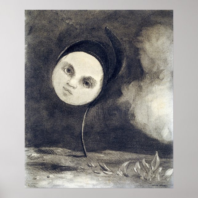 Póster Odilon Redon, Flor Extraña (Frente)