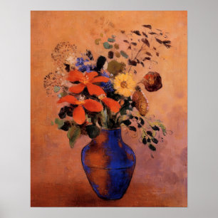 Póster Odilon Redon - Jarrón de Flores