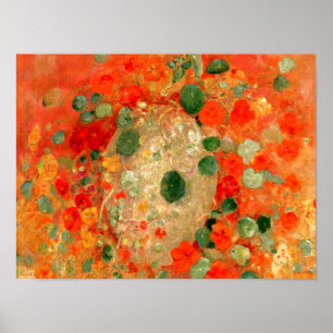 Póster Odilon Redon - Nasturtiums