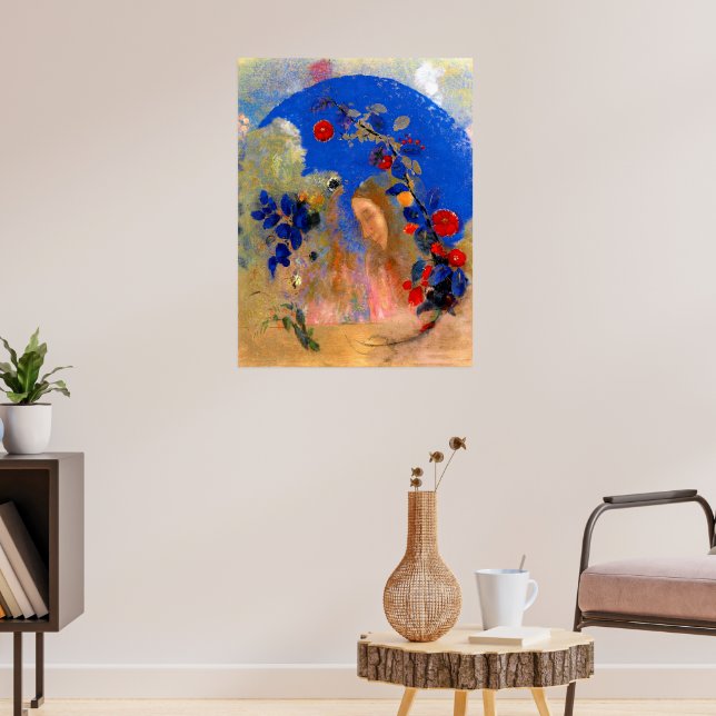Póster Odilon Redon - Perfil bajo un arco (Salón 3)
