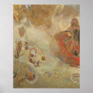 Póster Odilon Redon - Visión subacuática