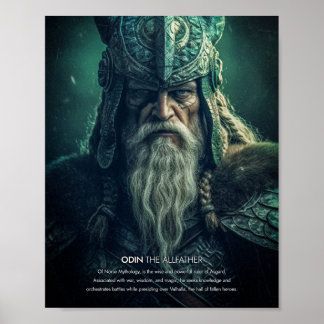 Póster Odin el Allfather