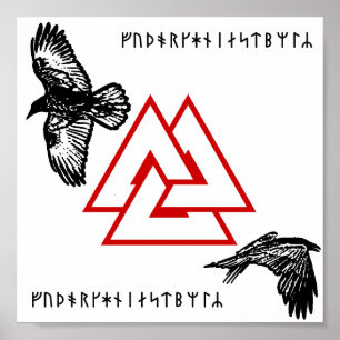 Póster Óðinn Raven