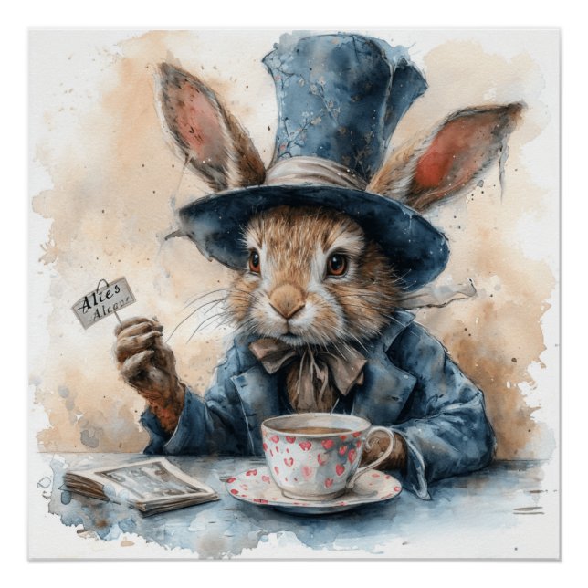 Póster Odio a los locos: trucos Gorras y té (Anverso)