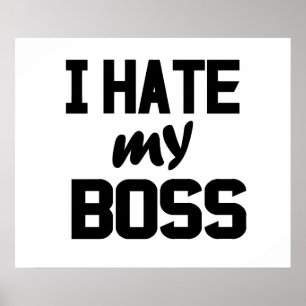 Póster Odio a mi jefe