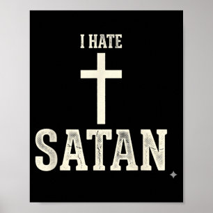 Póster Odio a Satanás