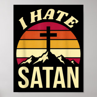 Póster Odio a Satanás