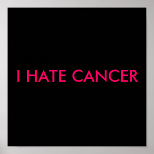 PÓSTER ODIO EL CÁNCER