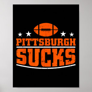 Póster Odio el diseño de Pittsburgh Hombres Mujeres Graci
