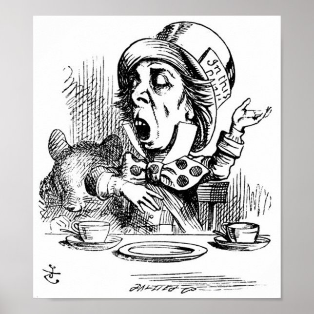 Póster Odio loco con Dormouse (Frente)