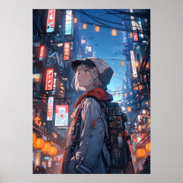 Póster Odisea: Crónicas del Nómada Ciberpunk