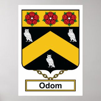 Póster Odom Family Crest