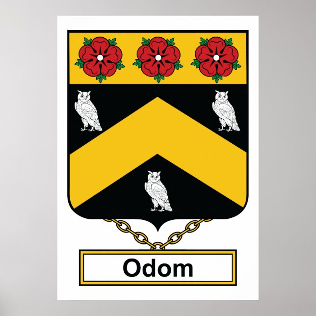Póster Odom Family Crest (Frente)